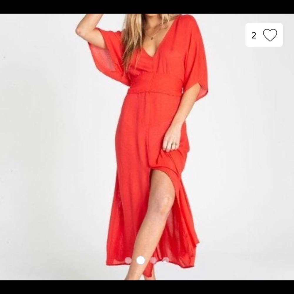 Billabong Forever Fine Midi Dress, XS